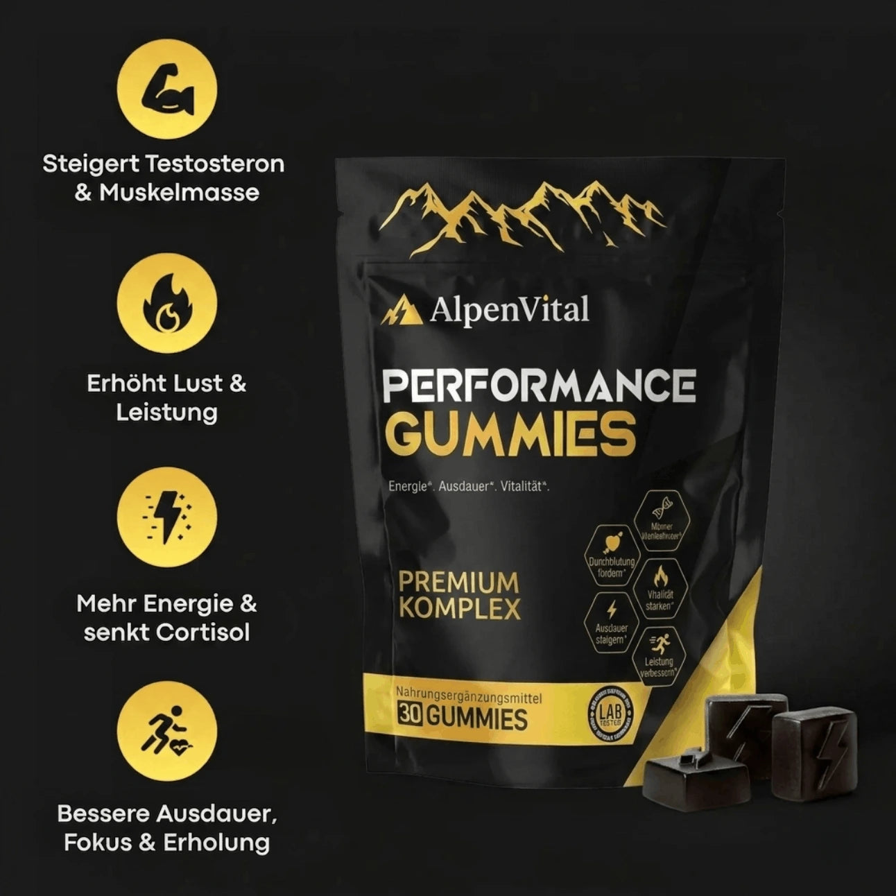 AlpenVital Performance Gummies