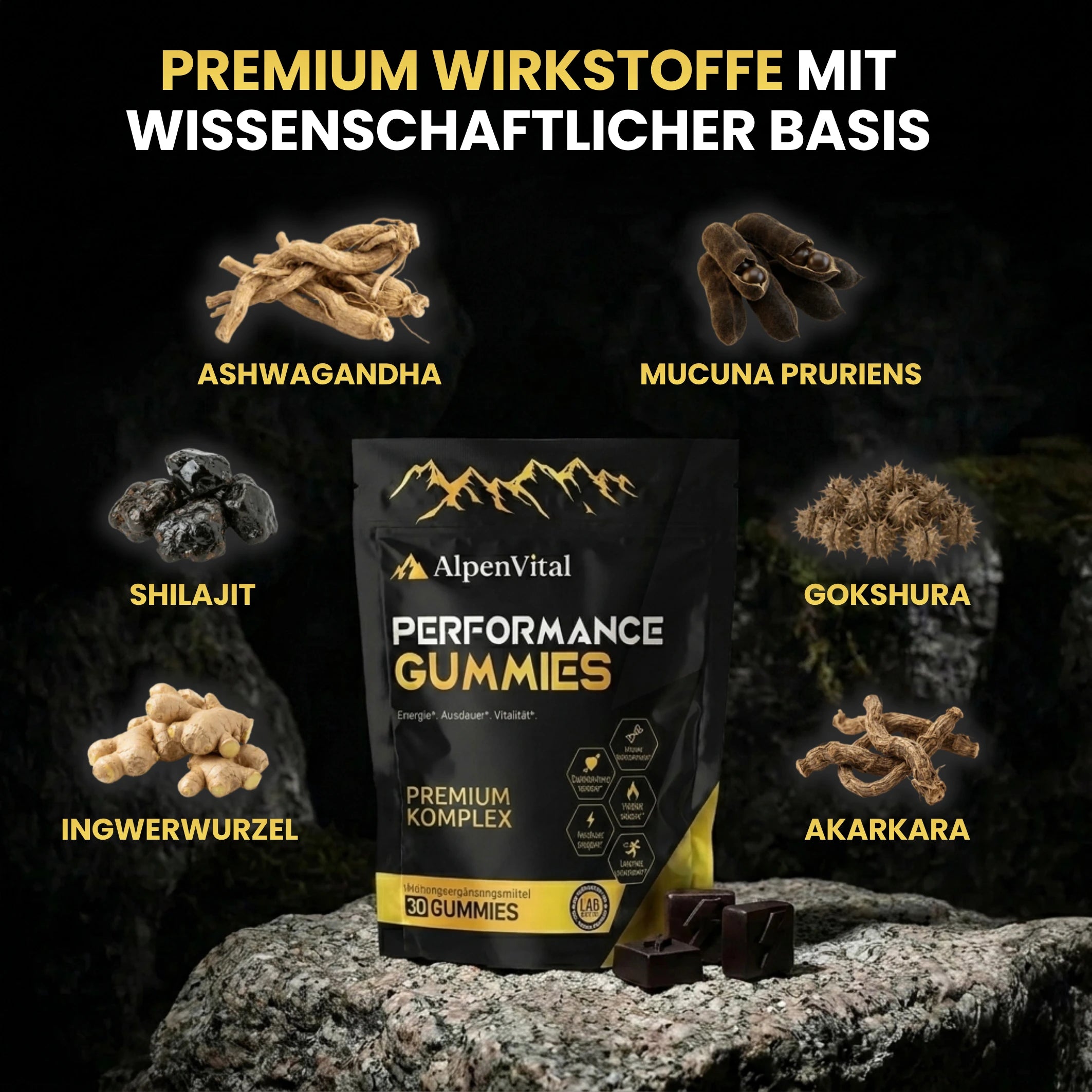 AlpenVital Performance Gummies